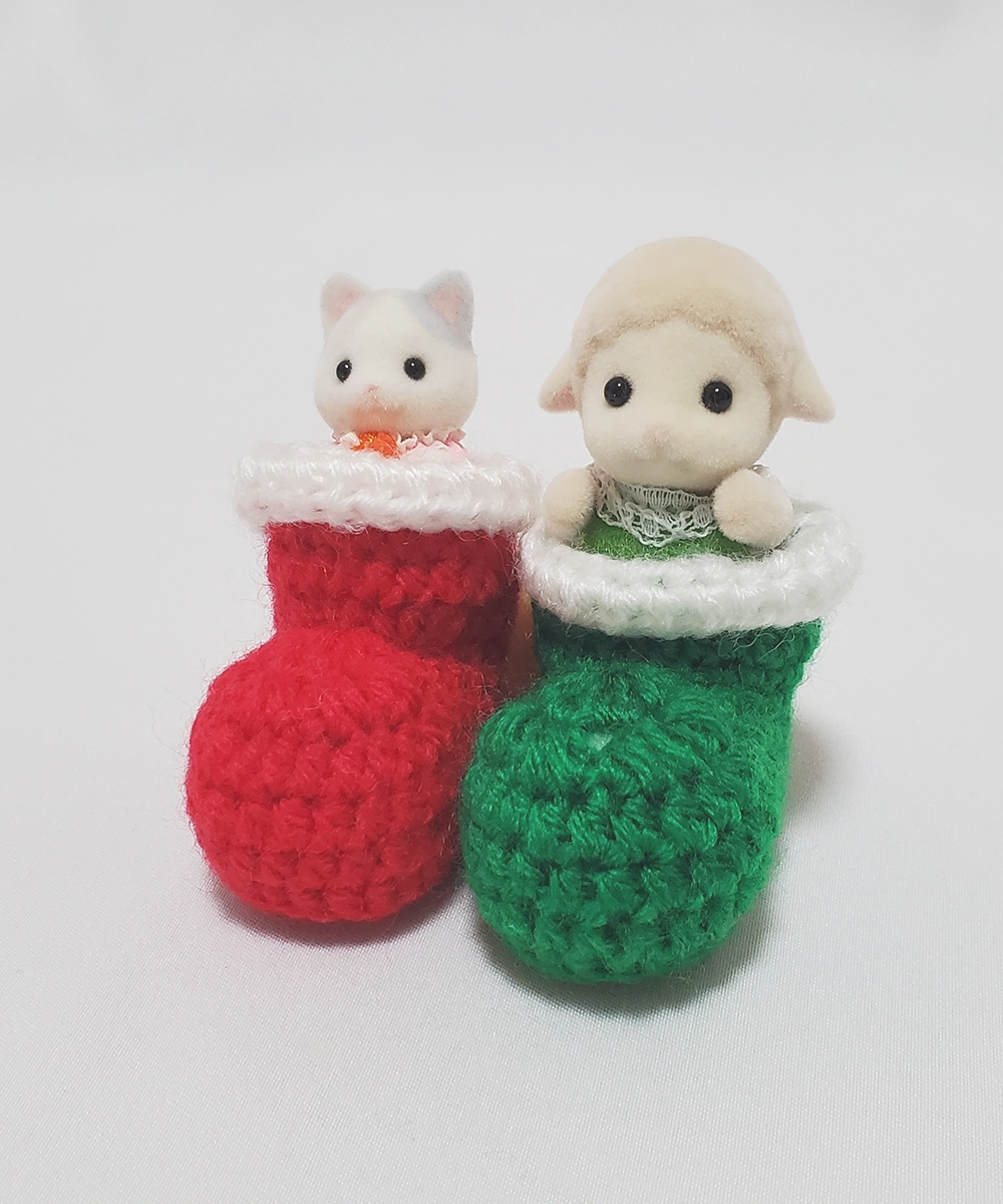 クリスマスブーツの右側の写真